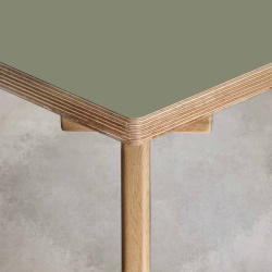 Domusnord Studio Bnk Birkekrydsfiner med Linoleum - 110 cm - 19 farver