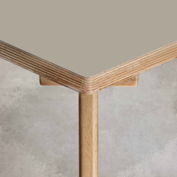 Domusnord Studio Bnk Birkekrydsfiner med Linoleum - 200 cm - 19 farver