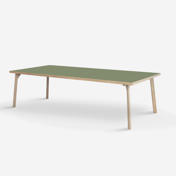 Domusnord Room Linoleums Stort Spisebord i Eg 230 x 90 cm i 19 farver