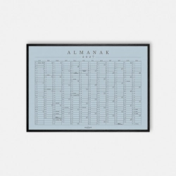 Domusnord Copenhagen � Almanak Kalender plakat 2027 bl�
