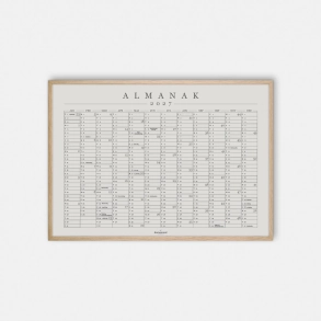 Domusnord Copenhagen � Almanak Kalender plakat 2027 gr�