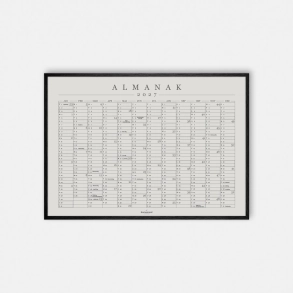 Domusnord Copenhagen � Almanak Kalender plakat 2027 gr�