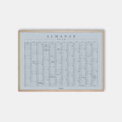 Domusnord Copenhagen  Almanak Kalender plakat 2026 bl