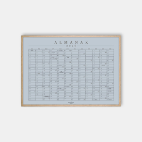 Domusnord Copenhagen  Almanak Kalender plakat 2026 bl