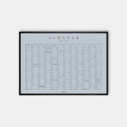 Domusnord Copenhagen  Almanak Kalender plakat 2026 bl