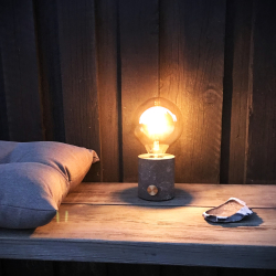 Domusnord Genopladelig &amp; Trdls Marmor Lampe gr