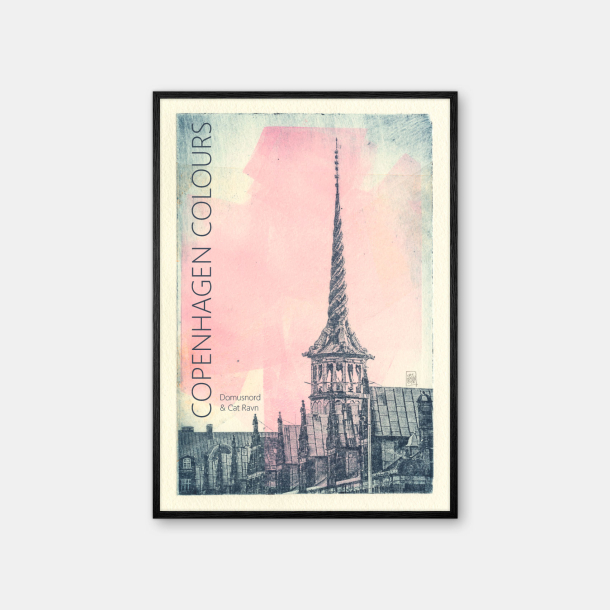 Cat Ravn &amp; Domusnord Brsen Pink Sky with Print Poster