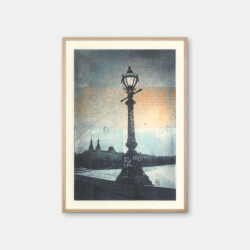 Cat Ravn The Queen Louise Bridge at Dawn Poster