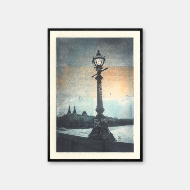 Cat Ravn The Queen Louise Bridge at Dawn Poster