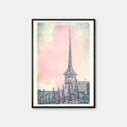 Cat Ravn Rosa himmel over Brsen Kbenhavn plakat