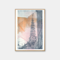 Cat Ravn Saint Nikolaj Church Poster