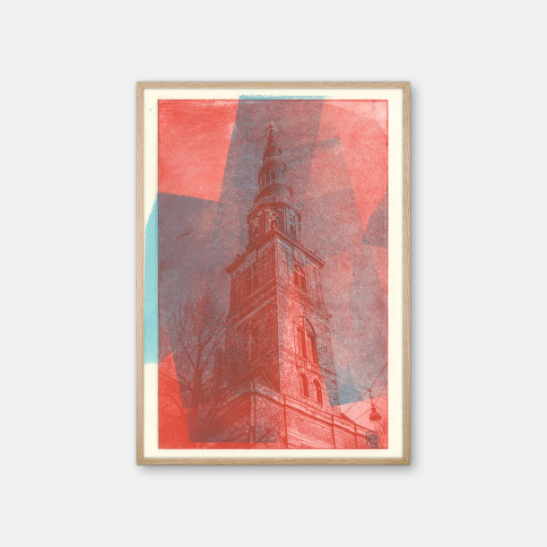 Cat Ravn Church of Our Saviour Red Tower Poster