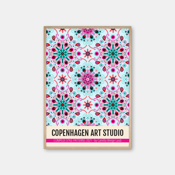 Copenhagen Art Studio + Camilla Werge Laub - Mandala Pointillism Poster