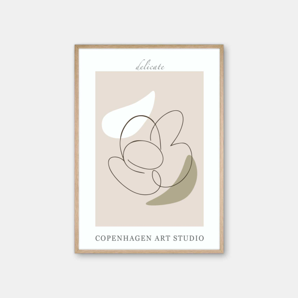Copenhagen Art Studio - Delicate Poster