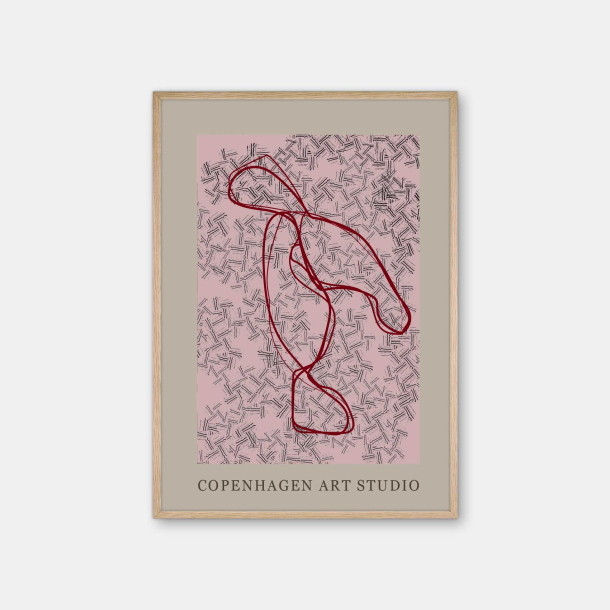 Copenhagen Art Studio - Pinkvin Poster