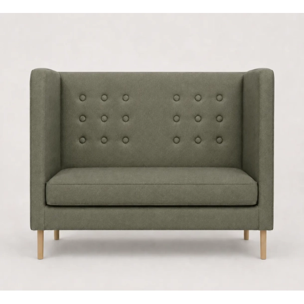 Domusnord 2 personers Stille sofa - Oliven gr�n