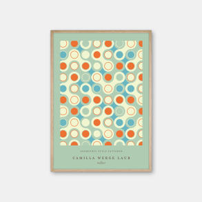 Copenhagen Art Studio + Camilla Werge Laub  Bauhaus Circles Poster