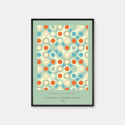 Copenhagen Art Studio + Camilla Werge Laub  Bauhaus Circles Poster
