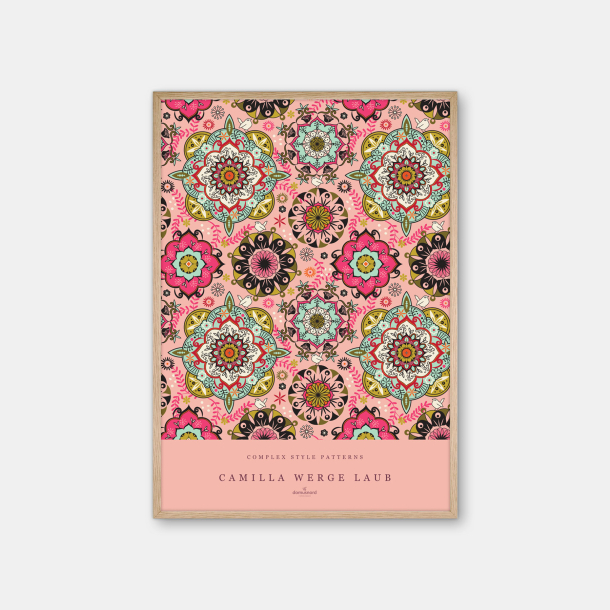 Copenhagen Art Studio + Camilla Werge Laub - Mandala Colours Poster