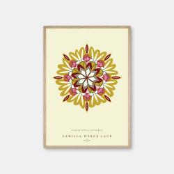 Copenhagen Art Studio + Camilla Werge Laub - Mandala Star Poster