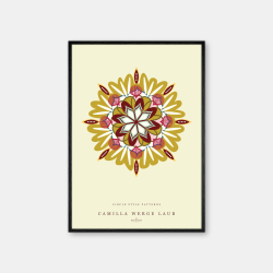 Copenhagen Art Studio + Camilla Werge Laub - Mandala Star Poster