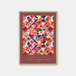 Copenhagen Art Studio + Camilla Werge Laub  Color squares Poster