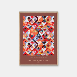 Copenhagen Art Studio + Camilla Werge Laub  Color squares Poster