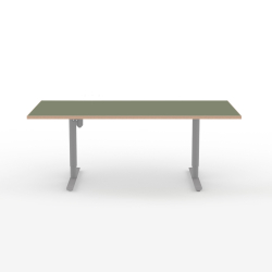 Domusnord Hve Snkebord Room Linoleum Eg kant 160 x 80 cm i 19 farver