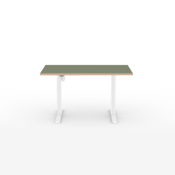 Domusnord Hve Snkebord Room Linoleum Eg kant 120 x 60 cm i 19 farver