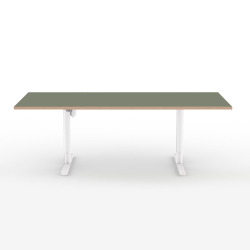 Domusnord Hve Snkebord Room Linoleum Eg kant 200 x 90 cm i 19 farver