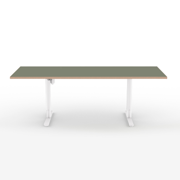 Domusnord Hve Snkebord Room Linoleum Eg kant 200 x 90 cm i 19 farver