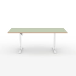 Domusnord Hve Snkebord Room Linoleum Eg kant 160 x 80 cm i 19 farver