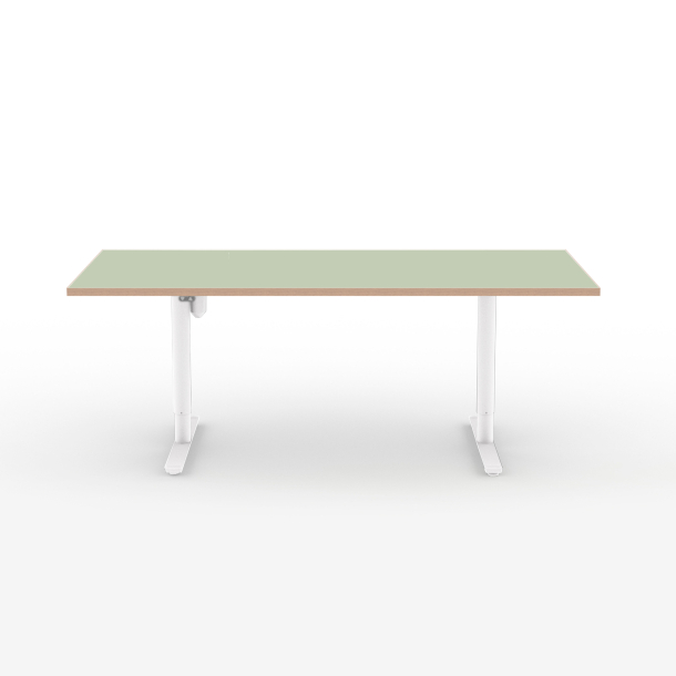 Domusnord Hve Snkebord Room Linoleum Eg kant 160 x 80 cm i 19 farver