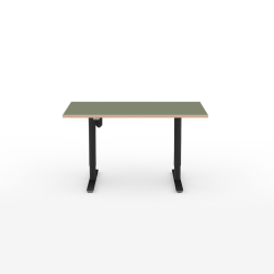 Domusnord Hve Snkebord Room Linoleum Eg kant 120 x 60 cm i 19 farver