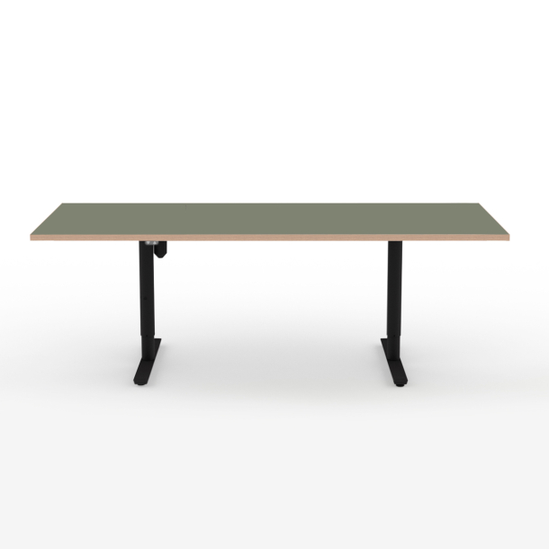 Domusnord Hve Snkebord Room Linoleum Eg kant 200 x 90 cm i 19 farver