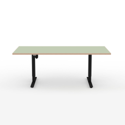 Domusnord Hve Snkebord Room Linoleum Eg kant 160 x 80 cm i 19 farver