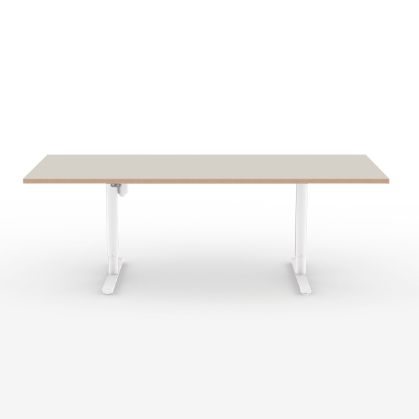 Domusnord Hve Snkebord Room Linoleum Eg kant 200 x 90 cm i 19 farver