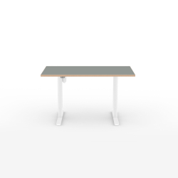 Domusnord Hve Snkebord Room Linoleum Eg kant 120 x 60 cm i 19 farver