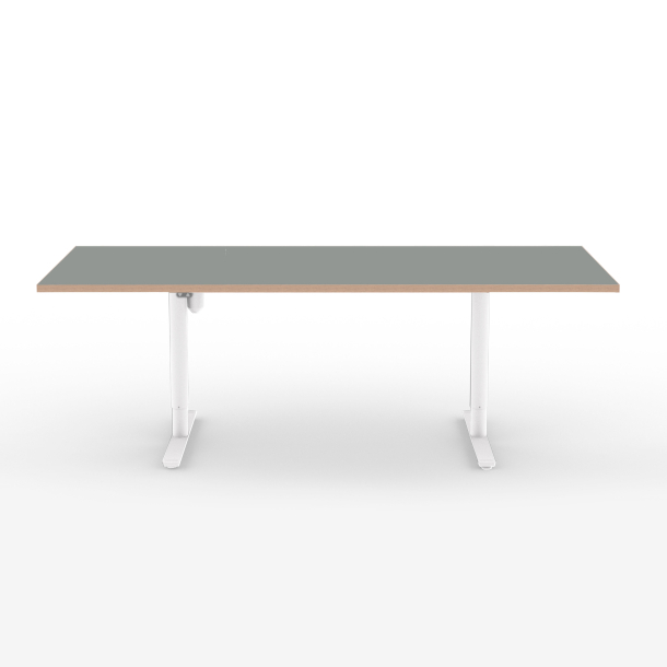 Domusnord Hve Snkebord Room Linoleum Eg kant 200 x 90 cm i 19 farver