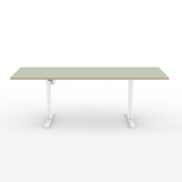 Domusnord Hve Snkebord Room Linoleum Eg kant 200 x 90 cm i 19 farver