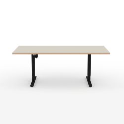 Domusnord Hve Snkebord Room Linoleum Eg kant 160 x 80 cm i 19 farver