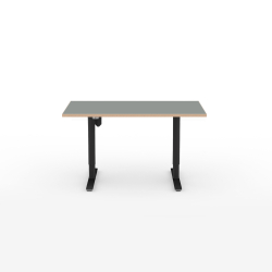 Domusnord Hve Snkebord Room Linoleum Eg kant 120 x 60 cm i 19 farver