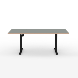 Domusnord Hve Snkebord Room Linoleum Eg kant 160 x 80 cm i 19 farver