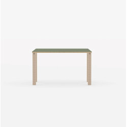 Domusnord Klassik Linoleums Skrivebord 120 x 60 cm i 19 farver