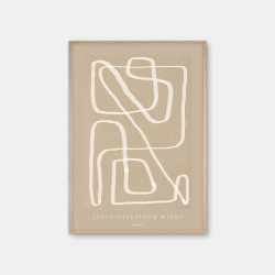 Julia Hallstrm Hjort Sand Castle plakat