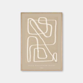 Julia Hallstrm Hjort Sand Castle plakat