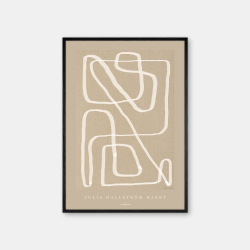 Julia Hallstrm Hjort Sand Castle plakat