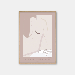 Julia Hallstrm Hjort Woman with Apples Dark Poster
