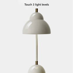 Domusnord Bubble Lamp Free draadloze lamp grijs glanzend