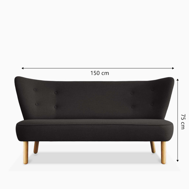 Domusnord Take a Break large lounge sofa – Thunder Grey